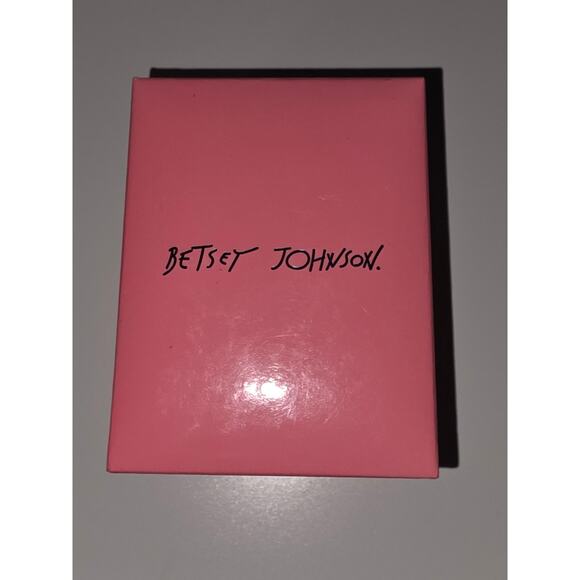 NWT Betsey Johnson Women's Watch Silver-Tone Crystal Bezel Pink Dial Gift Glam - Picture 6 of 6